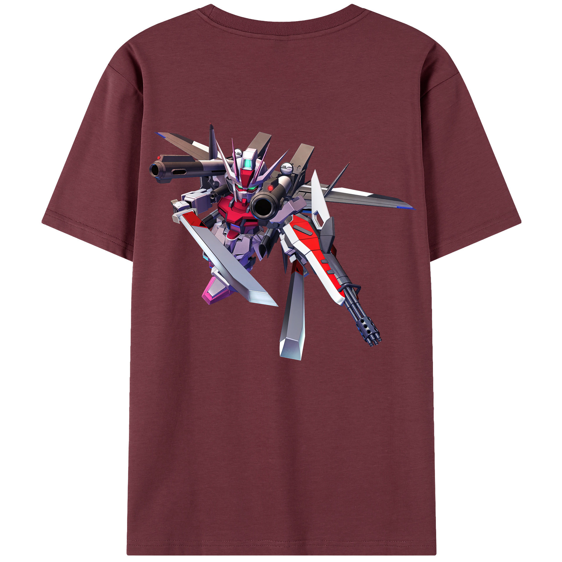 （画像用） 機動戦士ガンダム Mobile Suit Gundam 綿100％半袖Tシャツ（背面プリント）